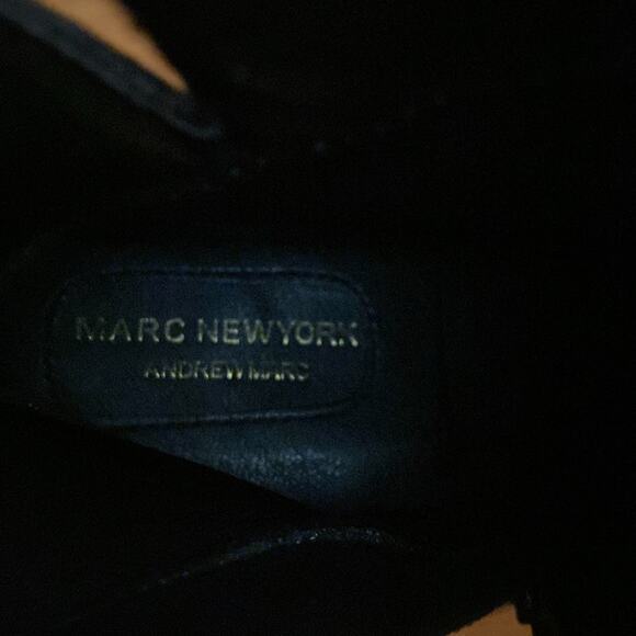 MARC NEW YORK- Andrew Marc - Black Ankle Boots w/ Clear Heels - Size 8M - NWOT - Picture 9 of 10